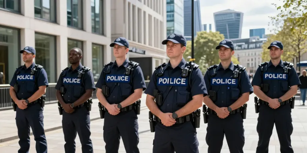 Security Company team providing trusted local services in London with professional uniforms.