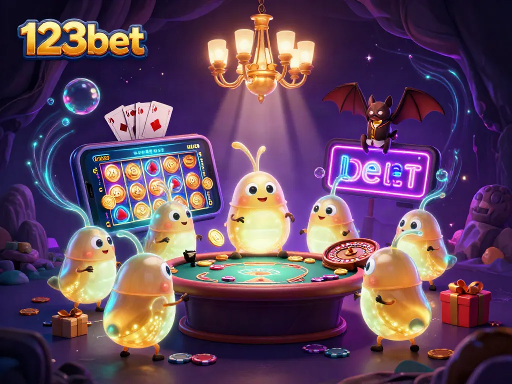 Experience the excitement of 123bet with colorful slot games and dynamic casino atmosphere.