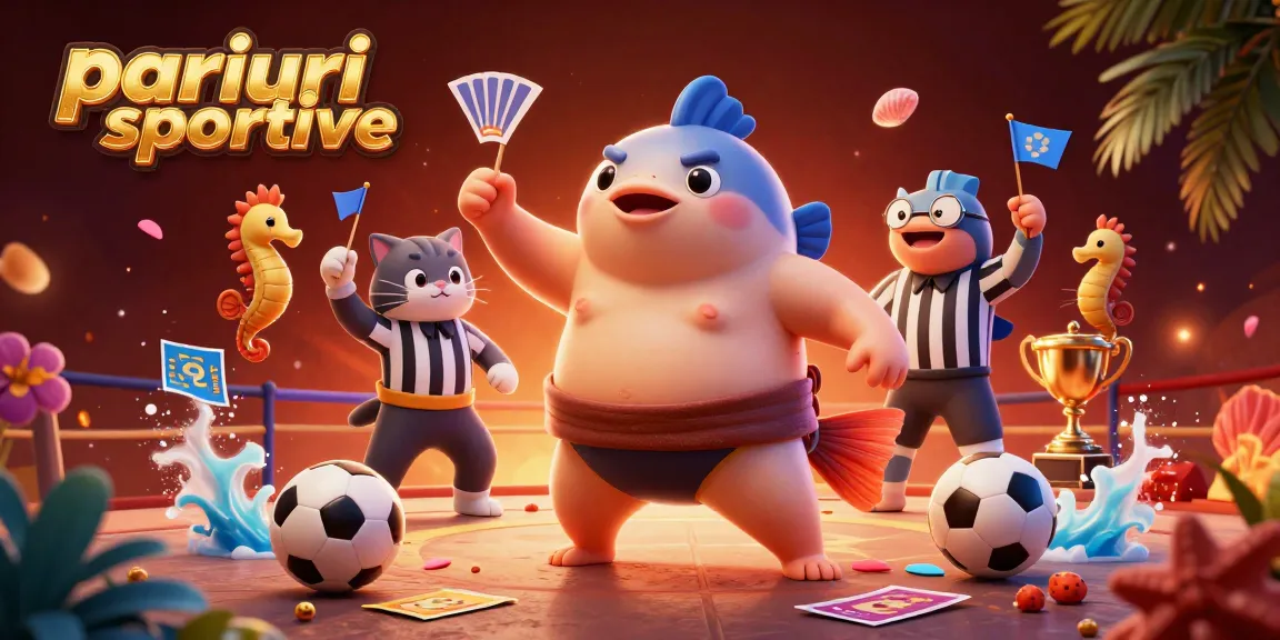 Joacă pariuri sportive în lume subacvatică cu fugu și spectatorii entuziaști