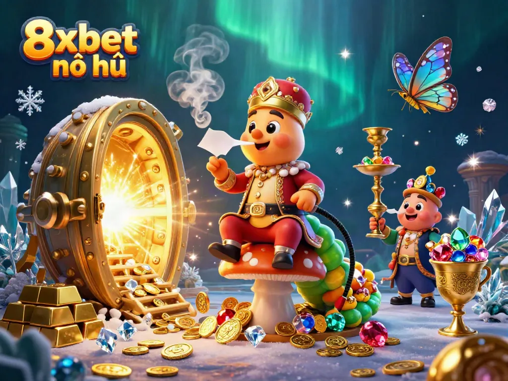 Experience the thrilling 8xbet nổ hũ with captivating visuals of jackpots and treasures.