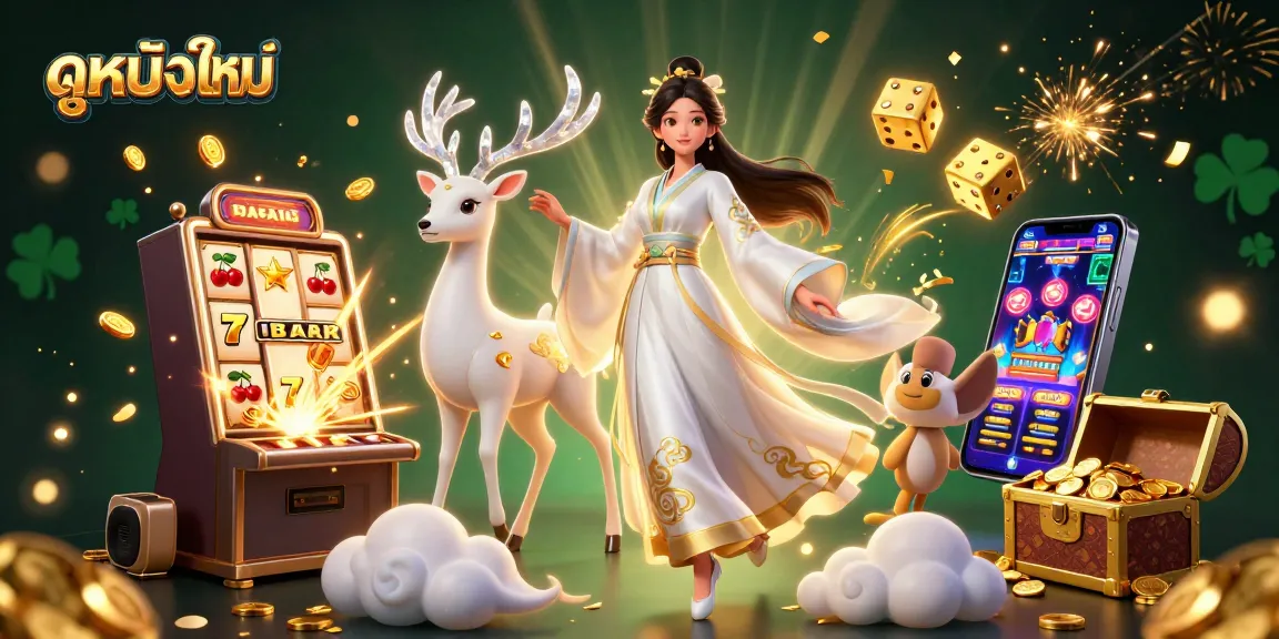 Enhance your experience with ดูหนังใหม่ while enjoying thrilling casino scenes featuring jackpot explosions and vibrant characters.