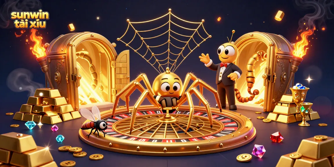 Experience thrilling moments with sunwin tài xỉu as the golden spider spins chance in a vibrant casino world.