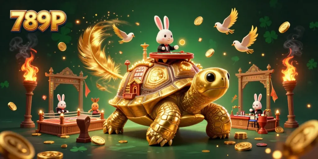 Experience thrilling gameplay with 789P at a vibrant fantasy casino scene.